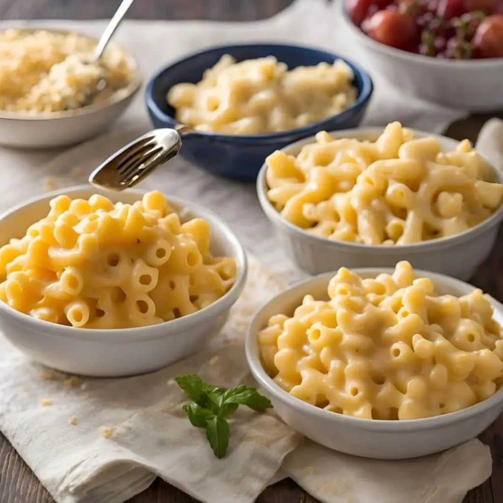 A variety of cheeses on a wooden board, showcasing the best and worst choices for mac and cheese.