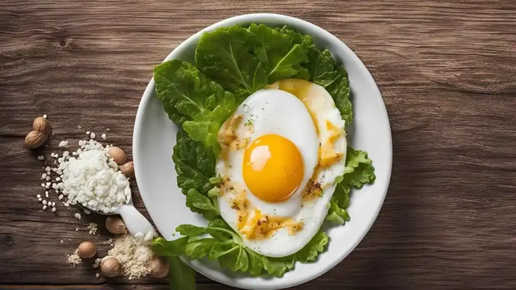 A diverse group of people (athlete, senior, child, vegetarian) with icons for fitness, health, growth, and plant-based diets, centered around a cracked egg, showcasing who can benefit from egg protein.